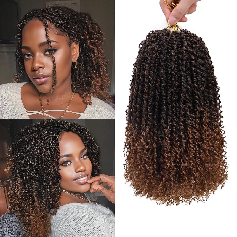 Igrina Yanky Twist Crochet Hair for Black Women 14 Inch 240 Strands T30