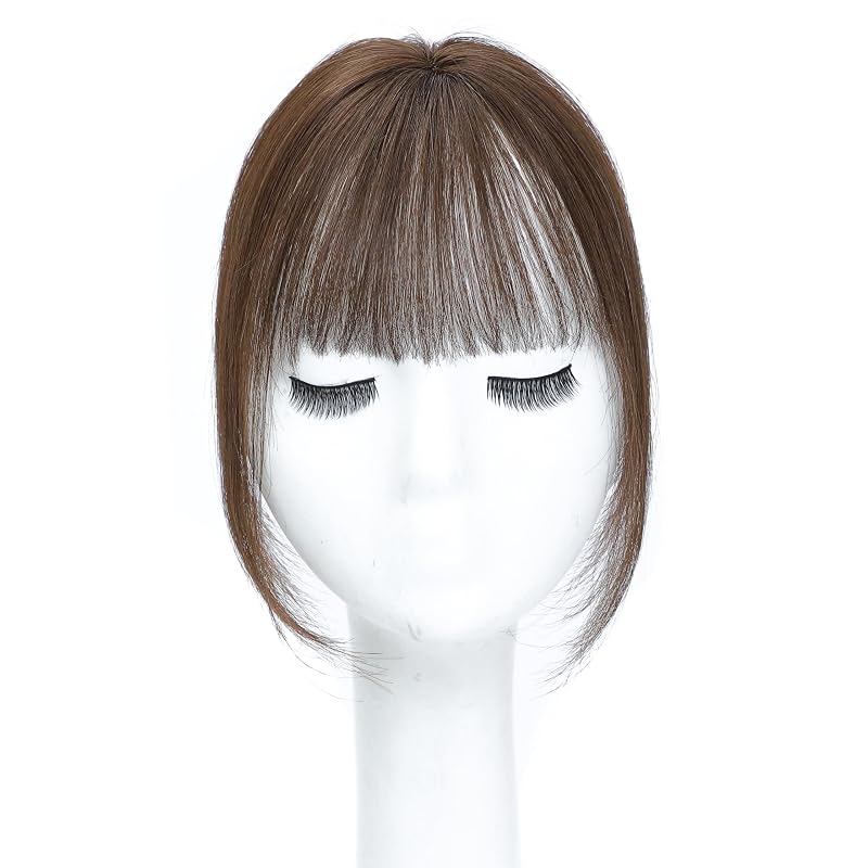 NAYOO Wipsy Bangs for Women, 2 Secure Clips in Full Fringe Hair Toppers for Women