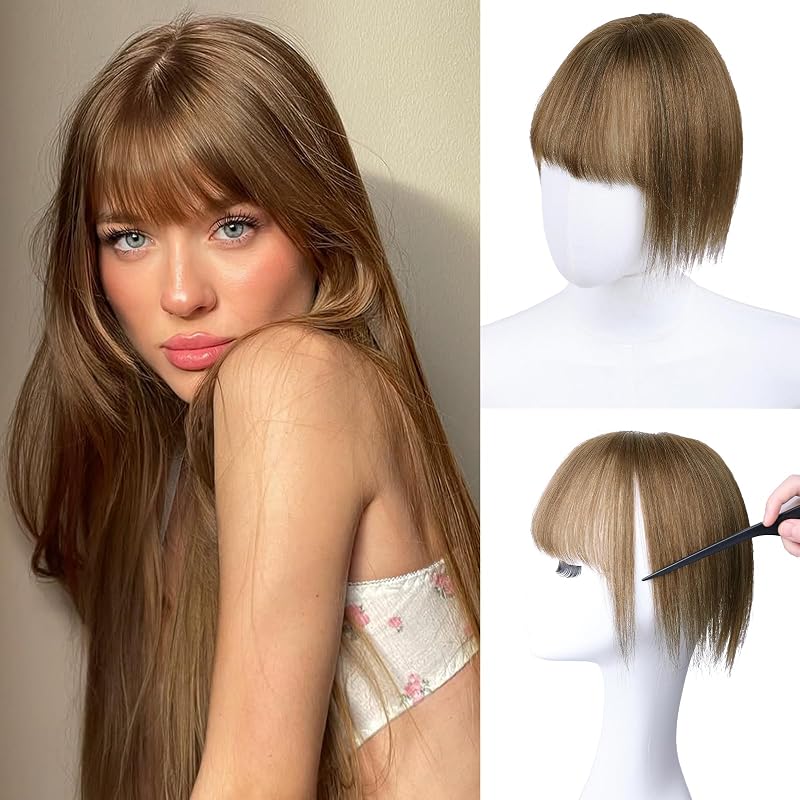 VERNA Hair Toppers for Women, Light Brown