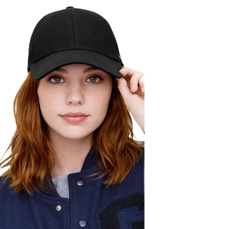 Hat Wigs for Women Baseball Cap with Hair Extensions, 14inch