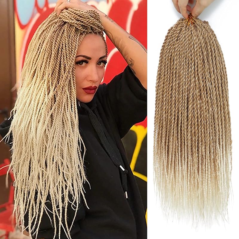 NAYOO Senegalese Twist Crochet Hair for Black Women, Crochet Braids Hair