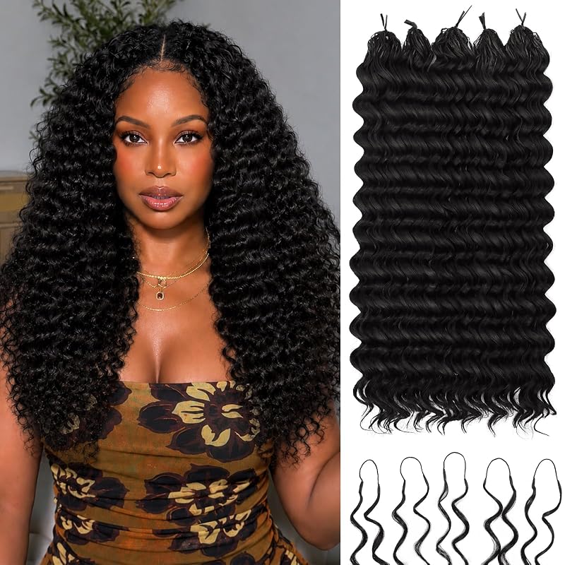 Feather Crochet Hair for Black Women